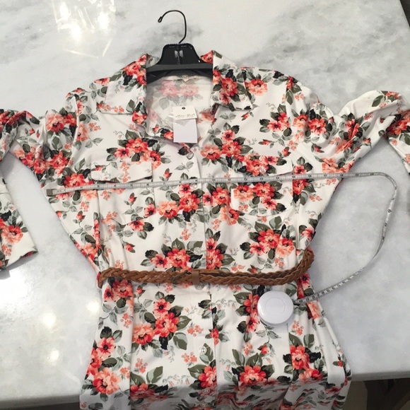 Belted printed shirtdress - Picture 8 of 8